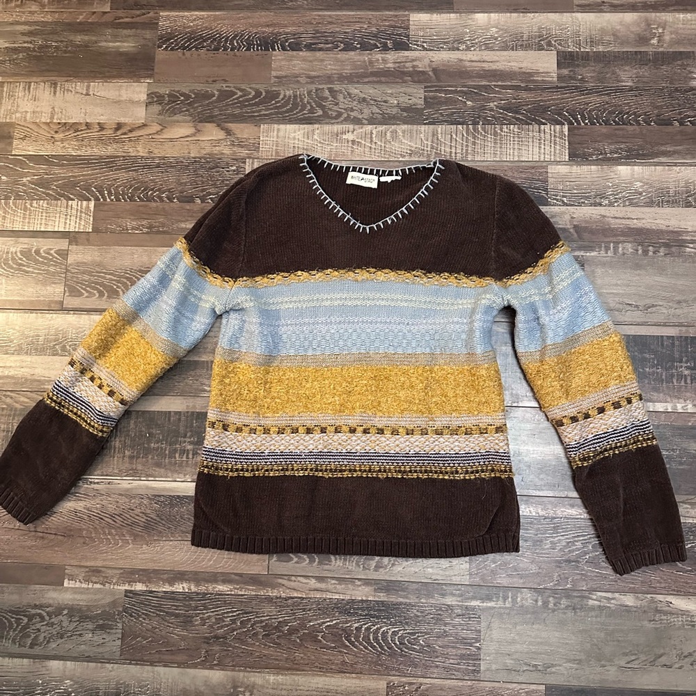 Vintage 90’s grandma sweater in neutral tones size medium